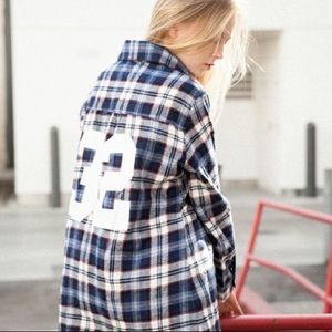 Brandy Melville| 32 Blue Flannel